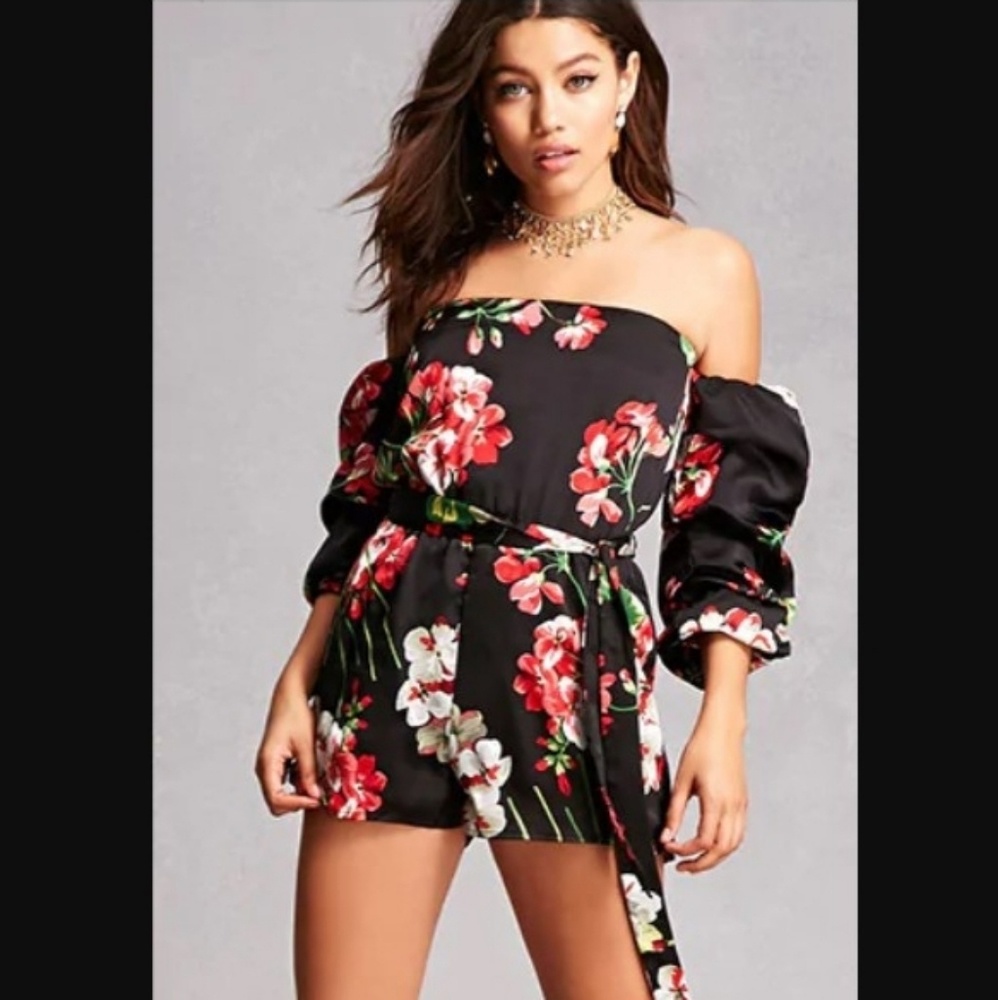 Satin romper